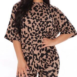 Leopard Short Set Large